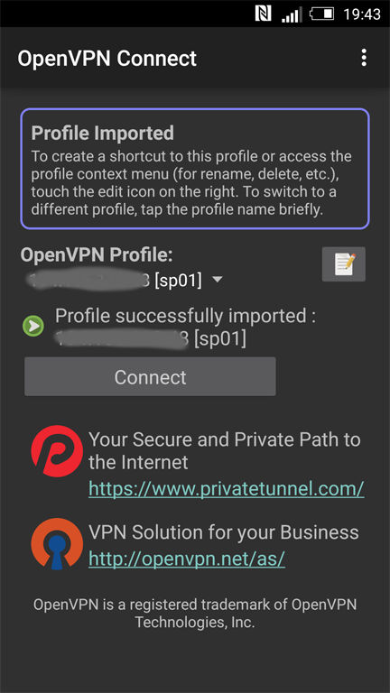 Open VPN Client Profile